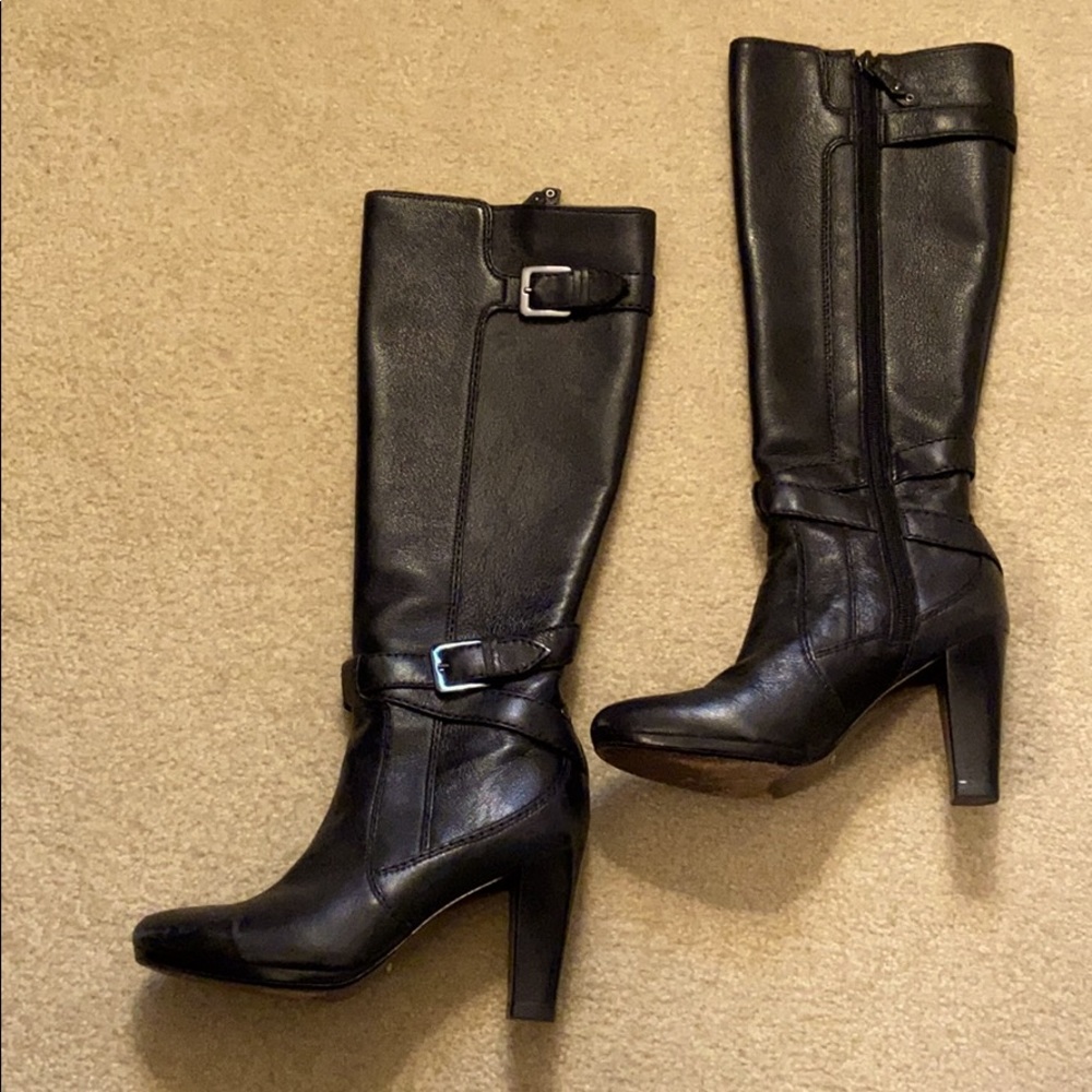 Black Cole Hasan tall boots
